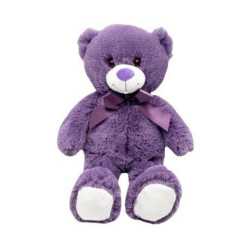 Violet Teddy Bear 35 cm