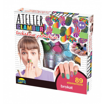 Set Atelier Glamour Glitter nails