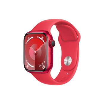 Watch Series 9 GPS + Cellular 41mm (PRODUCT)RED Aluminium Case with (PRODUCT)RED Sport Band - S M