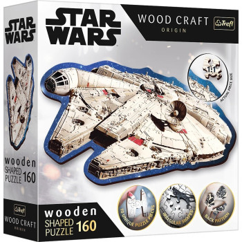 Wooden puzzles 160 elements Star Wars Millennium Falcon