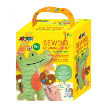 Creative set Animal friend to sew - Crocodile