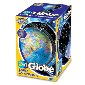 Globe Brainstorm Earth and constellations 2in1