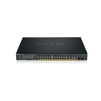 Switch XMG1930-30HP, 24-port 2.5GbE Smart Managed Layer 2 PoE 700W 22xPoE+ 8xPoE++ Switch with 4 10GbE and 2 SFP+ Uplink