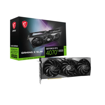 Graphics card GeForce RTX 4070 Ti SUPER 16G GAMING X SLIM GDDRX6 192bit