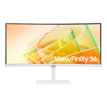 Monitor 34 inches ViewFinity S6 VA 3440x1440 UWQHD 21:9 1xHDMI 1xDP 2xTB 4.0(90W 15W) 3xUSB 3.0 LAN(RJ45) 5ms 100Hz HAS+PIV curved speakers white 3YOnS