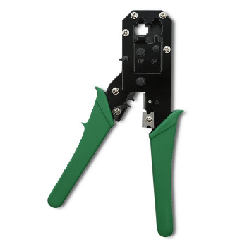Modular crimping tool for cutting and crimpin