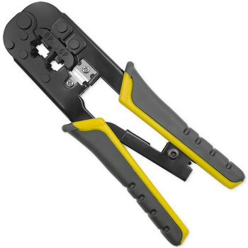 Ethernet cable cutting and crimping tool 8P 6P