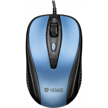 USB wired mouse, 4 buttons, optical, symmetrical, Blue