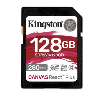Karta pamięci SD 128GB React Plus 280 100 MB s U3 V60
