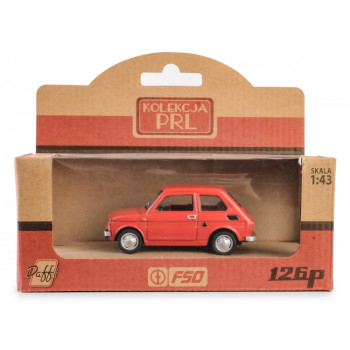 Vehicle PRL Fiat 126p red