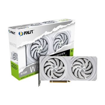 Graphics card GeForce RTX 4060 Ti 8GB GDDR6 128bit 3DP white