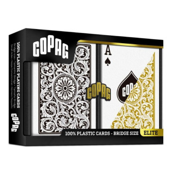 COPAG Cards Bridge Elite Black Gold 100%