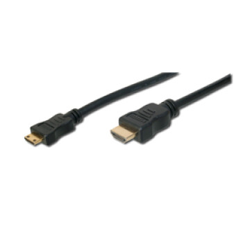 2m HDMI cable type A male - HDMI mini Typ C,  bulk cable Logilink