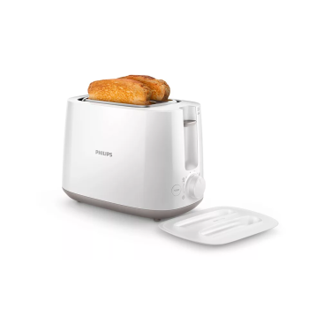 Philips Toaster HD2582/00 Power 760 - 900 W, Number of slots 2, Housing material Plastic, White