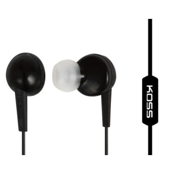 Koss Headphones KEB6iK Wired, In-ear, Microphone, 3.5 mm, Black