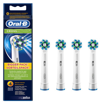 Oral-B Toothbrush replacement EB50-4 Heads For adults Number of brush heads included 4 Number of teeth brushing modes Does not apply