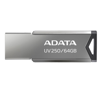 ADATA FlashDrive UV250 16GB  Metal Black USB 2.0 Flash Drive, Retail ADATA