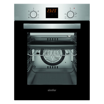 Simfer Oven 4207BERIM 47 L, Multifunctional, Manual, Pop-up knobs, Height 54.1 cm, Width 45 cm, Stainless steel
