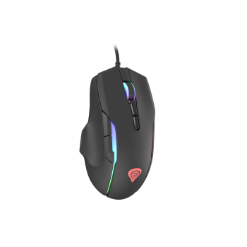 GENESIS Xenon 220 Gaming Mouse, 500 - 6400DPI, Wired, Black