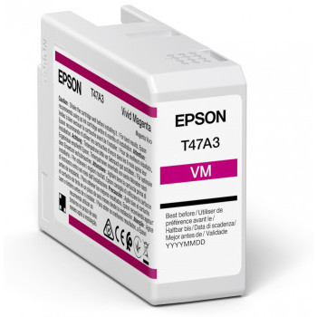 Epson UltraChrome Pro 10 ink | T47A3 | Ink cartrige | Vivid Magenta