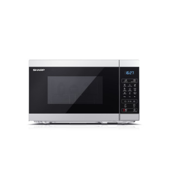 Sharp Microwave Oven  YC-MG02E-S  Free standing, 20 L, 800 W, Grill,  Silver