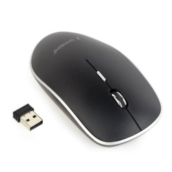 Gembird Silent Wireless Optical Mouse MUSW-4BS-01 USB Optical mouse Black