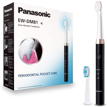 Panasonic | Electric Toothbrush | EW-DM81-K503 | Rechargeable | For adults | Number of brush heads included 2 | Number of teeth brushing modes 2 | Sonic technology | White/Black