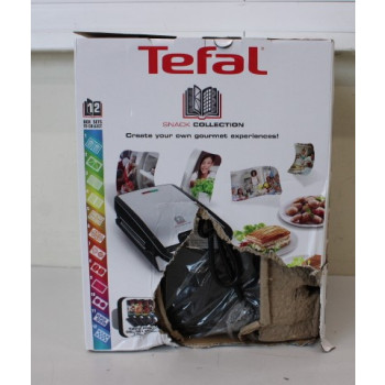 SALE OUT. | TEFAL | Sandwich Maker | SW854D | 700 W | Number of plates 4 | Number of pastry 2 | Black/Stainless steel | DAMAGED PACKAGING, SCRATCHED ON TOP