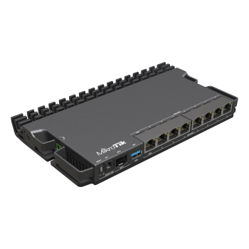 MikroTik RouterBOARD RB5009UPr+S+IN No Wi-Fi, Router Switch, Rack Mountable, 10/100/1000 Mbit/s, Ethernet LAN (RJ-45) ports 7, Mesh Support No, MU-MiMO No, No mobile broadband, SFP+ ports quantity 1