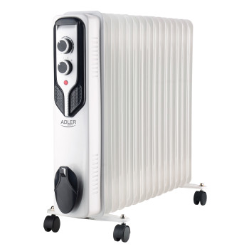 Adler Oil-Filled Radiator AD 7819	 Oil Filled Radiator 2500 W Number of power levels 3 White