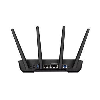 ASUS TUF-AX3000 V2 Dual Band WiFi 6 Gaming Router Asus Dual Band WiFi 6 Gaming Router TUF-AX3000 V2 802.11ax 2402+574 Mbit/s 10/100/1000 Mbit/s Ethernet LAN (RJ-45) ports 4 Mesh Support Yes MU-MiMO Yes No mobile broadband Antenna type 4xExternal 1 x USB 3