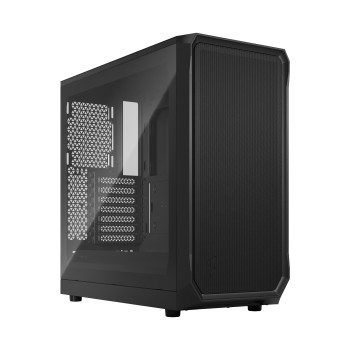 Fractal Design Focus 2 Side window  Black TG Clear Tint Midi Tower Power supply included No