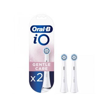 Oral-B Toothbrush replacement iO Gentle Care Heads For adults Number of brush heads included 2 Number of teeth brushing modes Does not apply White