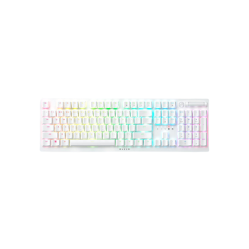 Razer Optical Gaming Keyboard Deathstalker V2 Pro RGB LED light, US, Wireless, White, Purple Switch