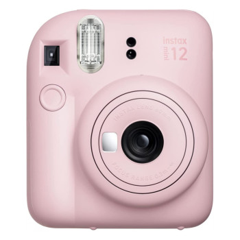 Fujifilm Instax Mini 12 Camera + Instax Mini Glossy (10pl) Blossom Pink