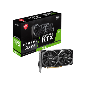 MSI GeForce RTX 3050 VENTUS 2X XS 8G OC NVIDIA, 8 GB, GeForce RTX 3050, GDDR6, PCI Express Gen 4 x8, HDMI ports quantity 1, Memory clock speed 14000 MHz