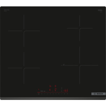 Bosch Hob PIE63KHC1Z  Induction, Number of burners/cooking zones 4, Touch, Timer, Black