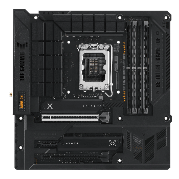 Asus TUF GAMING B760M-BTF WIFI Processor family Intel Processor socket LGA1700 DDR5 Supported hard disk drive interfaces M.2, SATA Number of SATA connectors 4