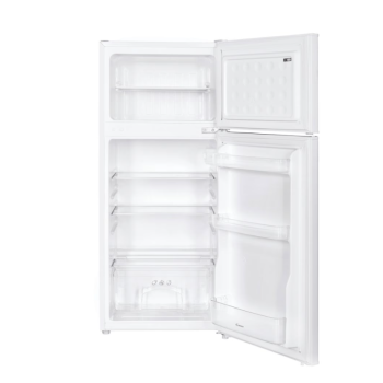 Candy | Refrigerator | CHDS 412FW | Energy efficiency class F | Free standing | Double Door | Height 116 cm | Fridge net capacity 92 L | Freezer net capacity 33 L | 40 dB | White