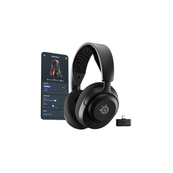 SteelSeries | Black | Bluetooth | Microphone | Noise canceling | Gaming Headset | Arctis Nova 5 | Over-ear | Wireless