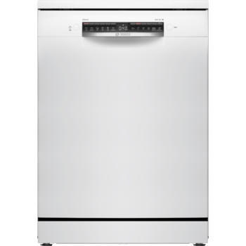 Bosch | Dishwasher | SMS4HVW00E | Free standing | Width 60 cm | Number of place settings 14 | Number of programs 6 | Energy efficiency class D | Display | AquaStop function | White
