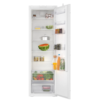 Bosch Refrigerator | KIR815SE0 | Energy efficiency class E | Built-in | Larder | Height 177.2 cm | Fridge net capacity 310 L | Freezer net capacity 0 L | 35 dB | White