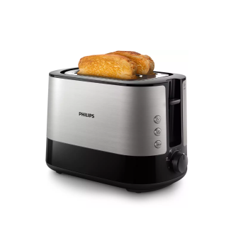 Philips | Toaster | HD2635/90 Viva Collection | Number of slots 2 | Housing material Metal/Plastic | Stainless Steel/Black