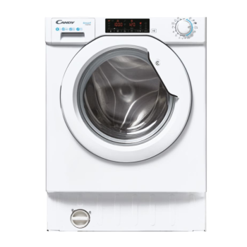 Candy Washing Machine | CBW 48TWME-S | Energy efficiency class A | Front loading | Washing capacity 8 kg | 1400 RPM | Depth 54 cm | Width 60 cm | LCD | White