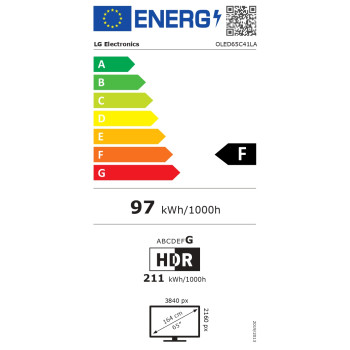 LG OLED65C41LA 65" (139 cm) OLED evo C4 4K Smart TV