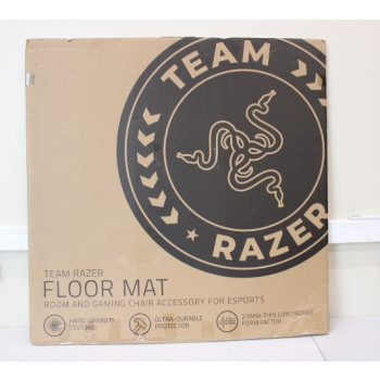 SALE OUT. Razer Team Razer Floor Mat, Black/Green | Team Razer Floor Mat Floor Rug | Black/Green | DAMAGED PACKAGING