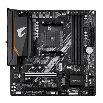 B550M AORUS ELITE AXG13 | Processor family AMD | Processor socket AM4 | DDR4 | Number of SATA connectors 4