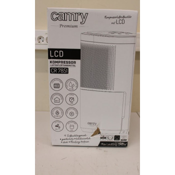 SALE OUT. Camry CR 7851 Air Dehumidifier, White | Air Dehumidifier | CR 7851 | Power 200 W | Suitable for rooms up to 60 m³ | Water tank capacity 2.2 L | White | DAMAGED PACKAGING, DENT ON SIDE