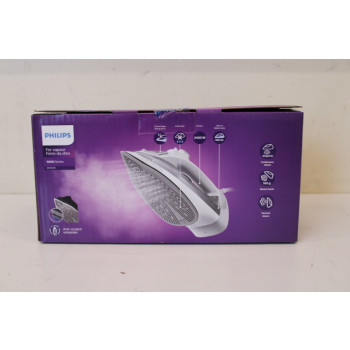 SALE OUT. Philips DST5010/10 Steam Iron, SteamGlide Plus Soleplate, Continuous steam 40 g/min, White | DST5010/10 | Steam Iron | 2400 W | Water tank capacity 0.32 ml | Continuous steam 40 g/min | White | DAMAGED PACKAGING