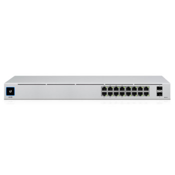 Switch UBIQUITI USW-16-POE Type L2 Desktop/pedestal Rack 16x10Base-T / 100Base-TX / 1000Base-T 2xSFP PoE ports 16 18 Watts USW-16-POE
